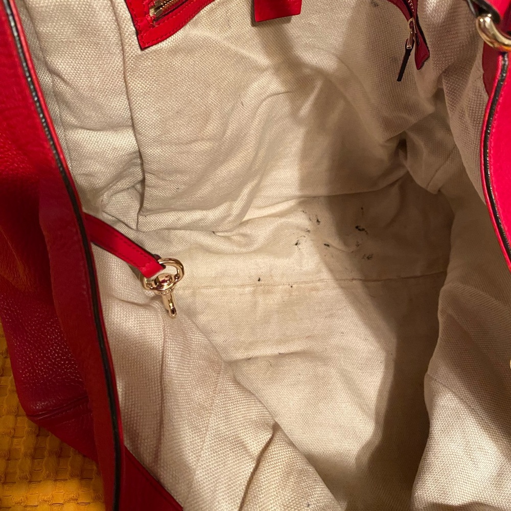 Gucci Soho tote red, large size - Picture 9 of 15